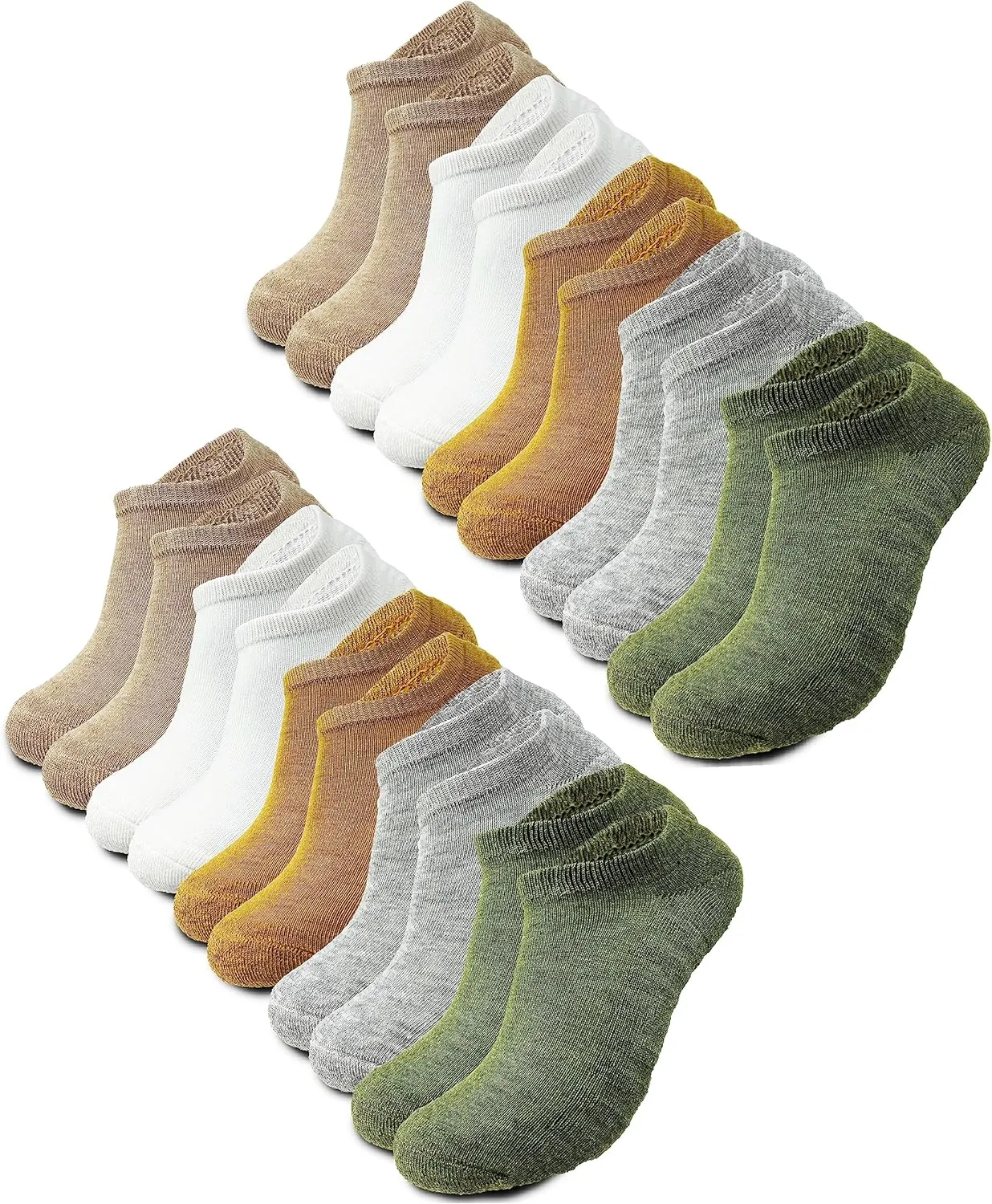 Men 10 Pairs Women No Show Socks, Low Cut Ankle Sock, Short Socks Casual Socks