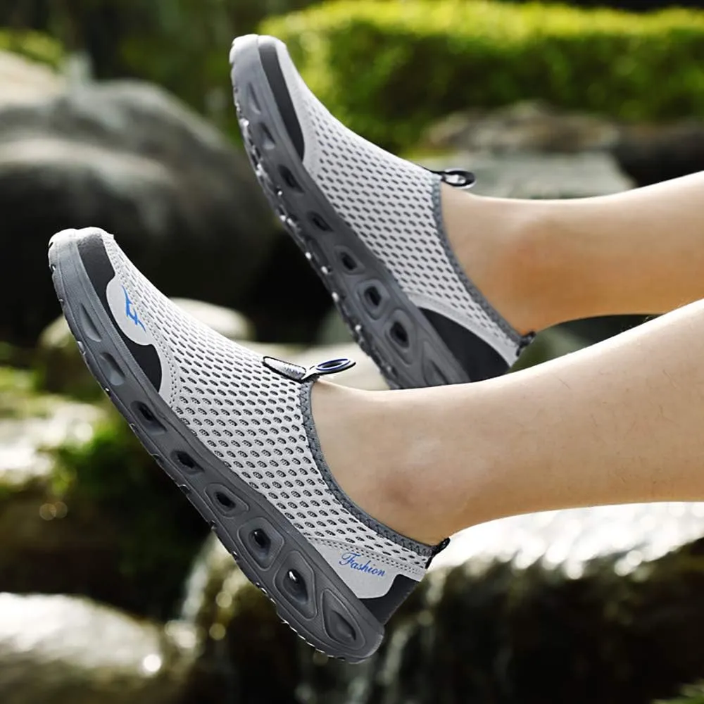 Men Women Quick Dry Water Shoes Slip-on Aqua Sport Walking Shoes
