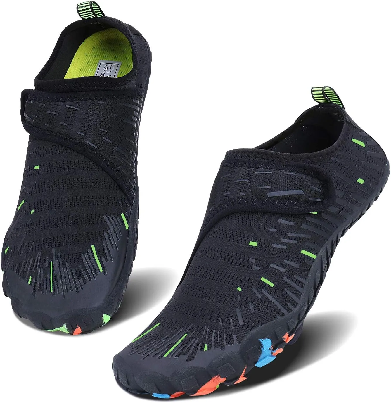 Men Women Water Sports Shoes Slip-on Quick Dry Aqua Swim Shoes for Pool Beach Surf Walking Water Park