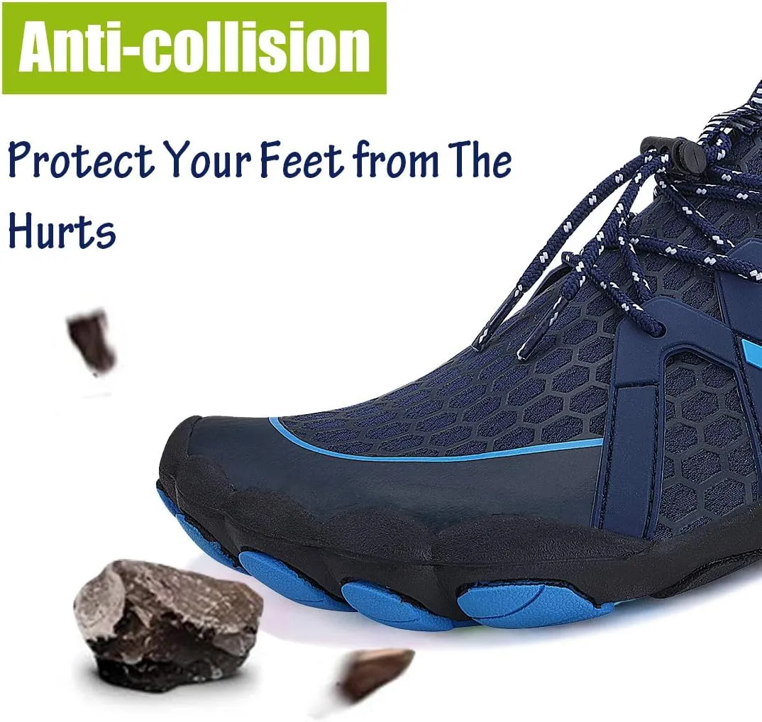 Men Women Water Sports Shoes Slip-on Quick Dry Aqua Swim Shoes for Pool Beach Surf Walking Water Park