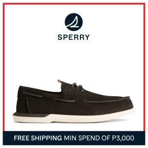 Men's Authentic Original PLUSHWAVE 2.0 Camo Boat Shoe - Black (STS24473)