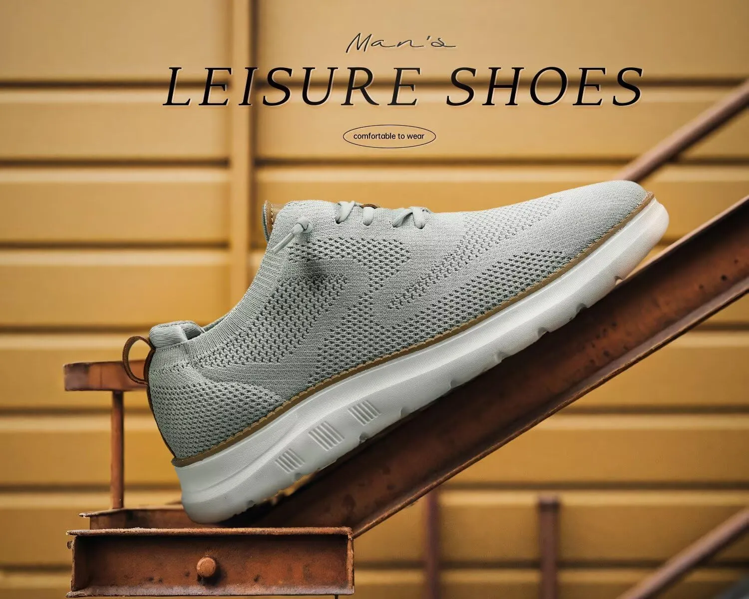 Mens Casual Dress Oxfords Shoes Fashion Mesh Business Walking Work Slip on Sneakers Comfortable Lightweight Soft Sole