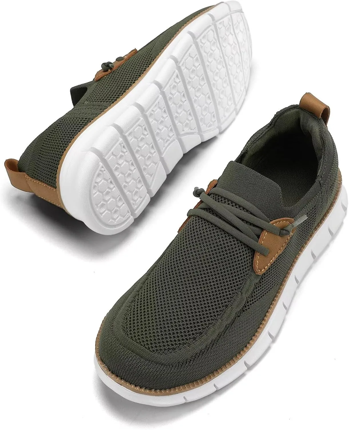 Mens Casual Loafers Shoes Slip On Fashion Walking Dress Sneakers Business Oxfords Work Lightweight Soft Sole Zapatos