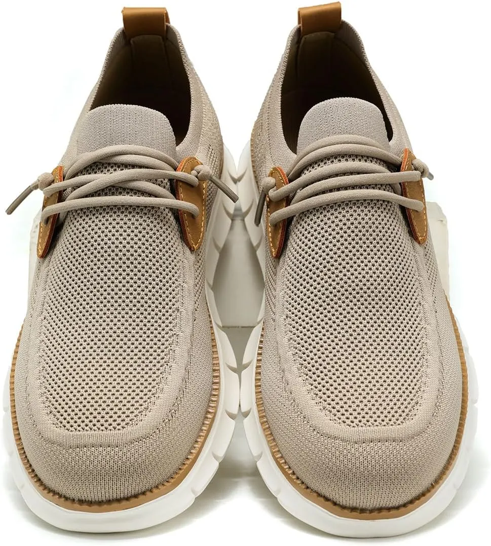 Mens Casual Loafers Shoes Slip On Fashion Walking Dress Sneakers Business Oxfords Work Lightweight Soft Sole Zapatos