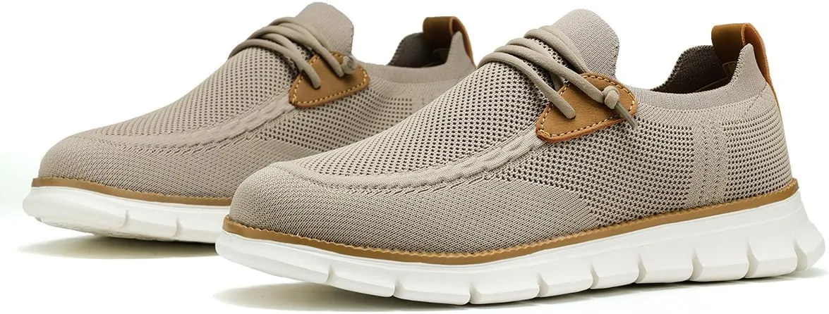 Mens Casual Loafers Shoes Slip On Fashion Walking Dress Sneakers Business Oxfords Work Lightweight Soft Sole Zapatos