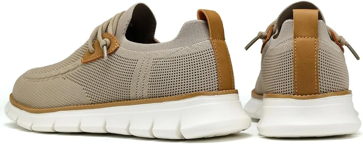 Mens Casual Loafers Shoes Slip On Fashion Walking Dress Sneakers Business Oxfords Work Lightweight Soft Sole Zapatos