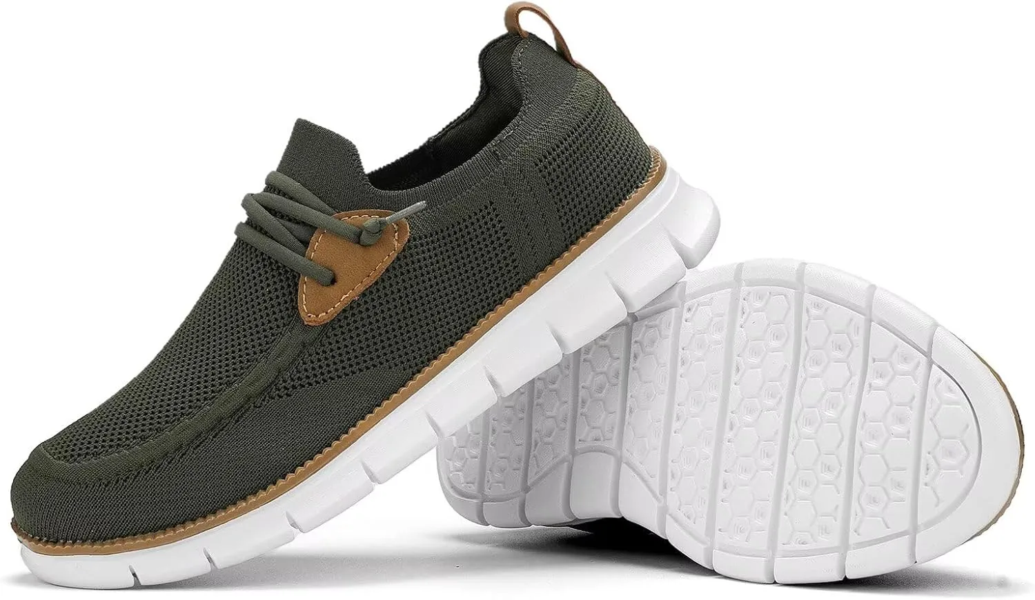 Mens Casual Loafers Shoes Slip On Fashion Walking Dress Sneakers Business Oxfords Work Lightweight Soft Sole Zapatos