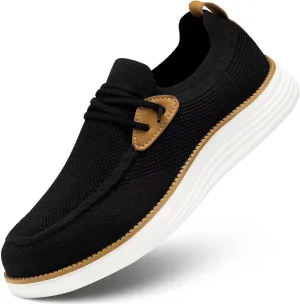Mens Casual Loafers Shoes Slip On Fashion Walking Dress Sneakers Business Oxfords Work Lightweight Soft Sole