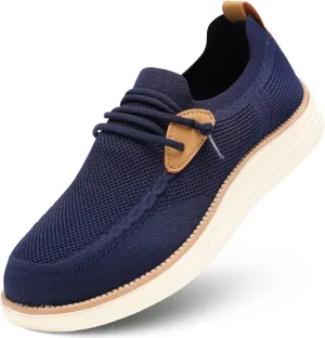 Mens Casual Loafers Shoes Slip On Fashion Walking Dress Sneakers Business Oxfords Work Lightweight Soft Sole