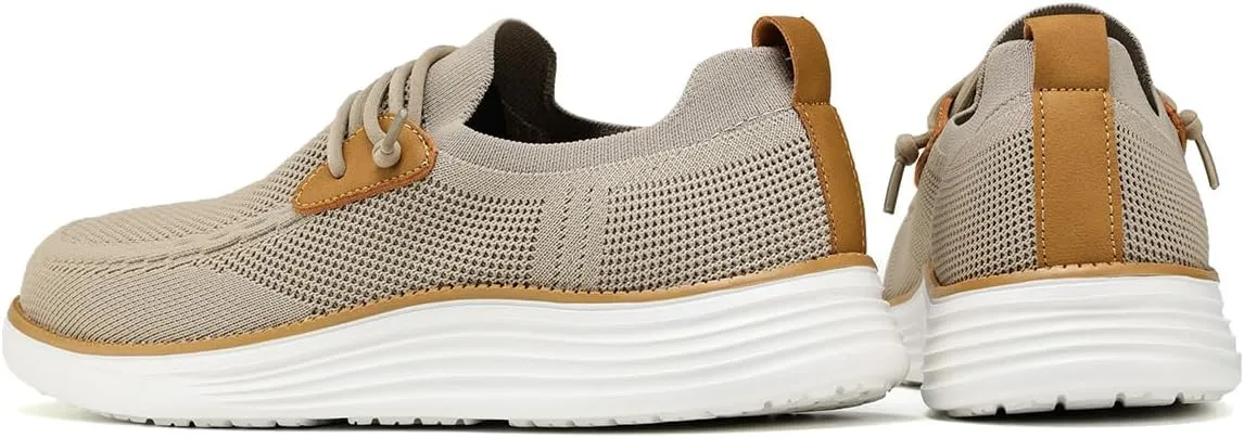 Mens Casual Loafers Shoes Slip On Walking Dress Sneakers Mesh Business Oxfords Work Lightweight Soft Sole Zapatos