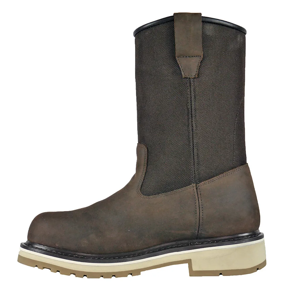 Men's DieHard Stratus Brown, EH, SR, WP, Pull On Wellington Soft Toe Boot