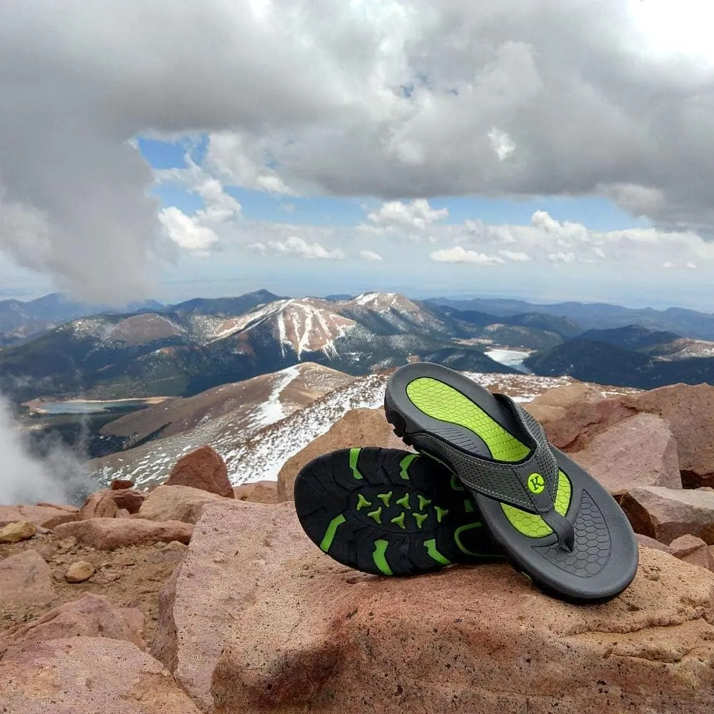 Men's Drifter Sport Flip Flops | Comfortable Durable Rubber and Heavy-Duty Tread