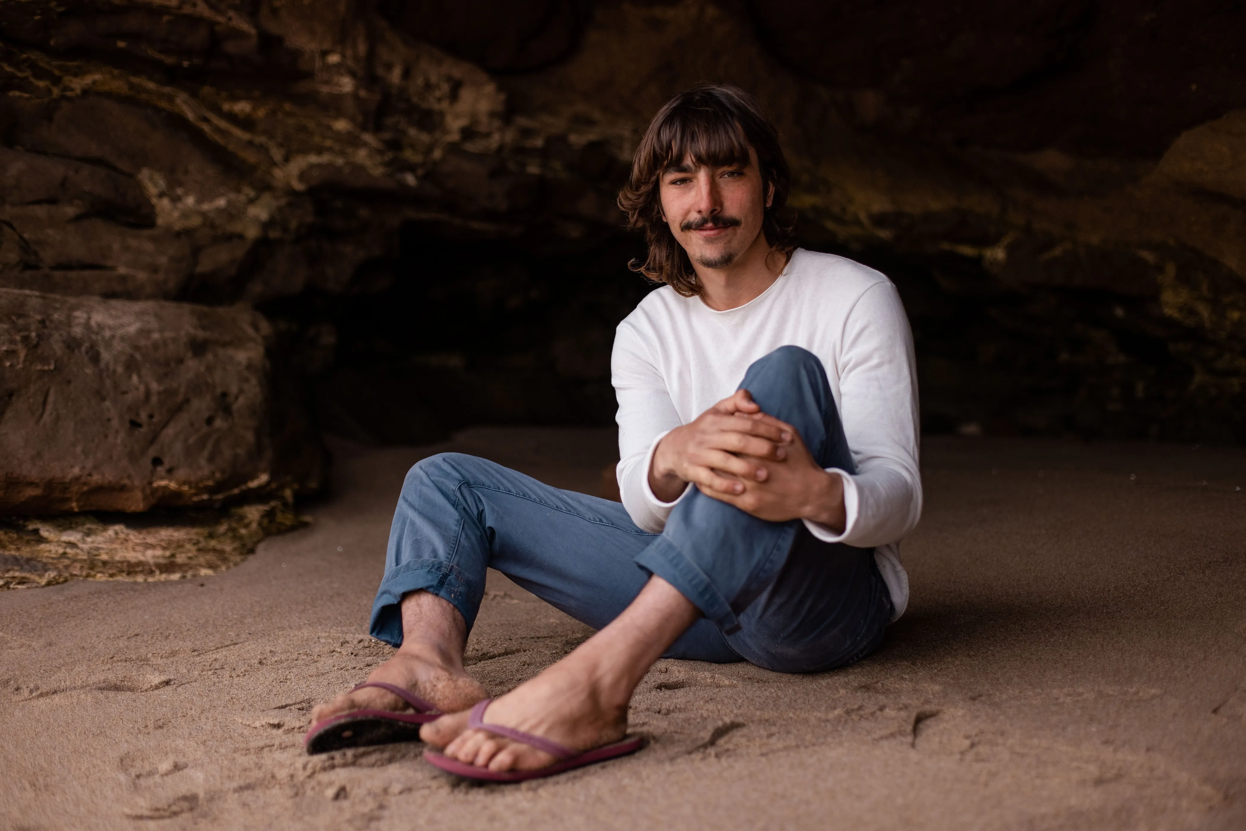Men's Ecosol Flip Flop - Ruby