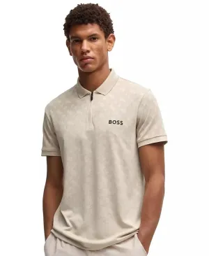 Men's Monogram Jacquard Quick-Dry Polo