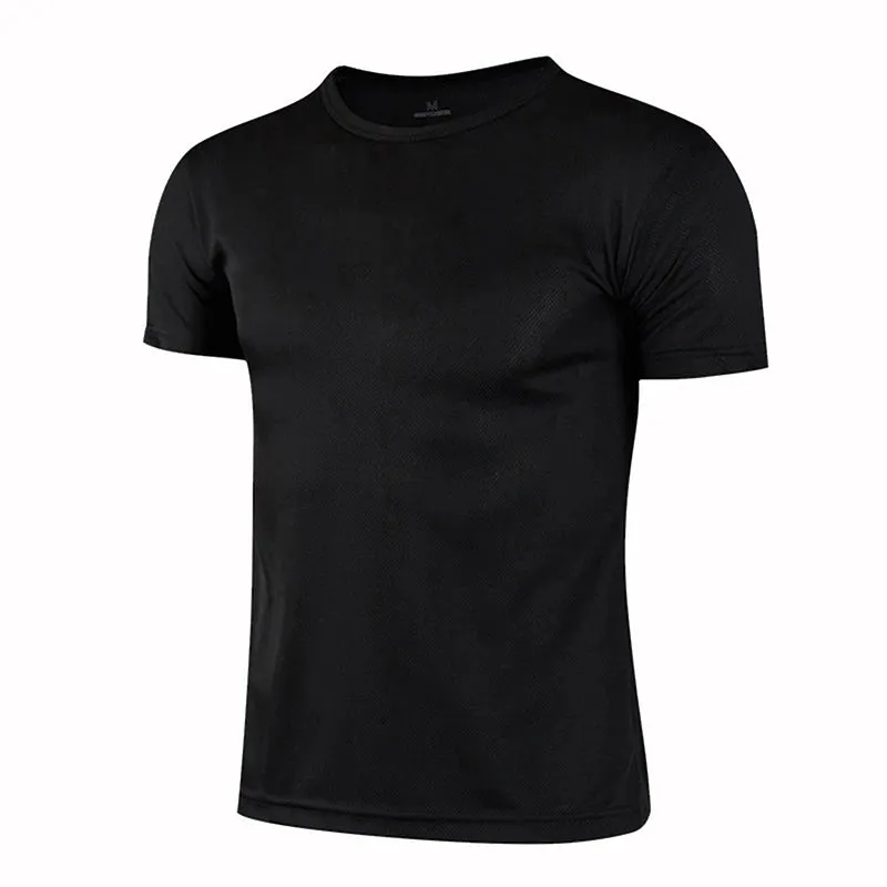 Men's Quick-Dry Sports T-Shirt — Breathable Gym & Running Tee