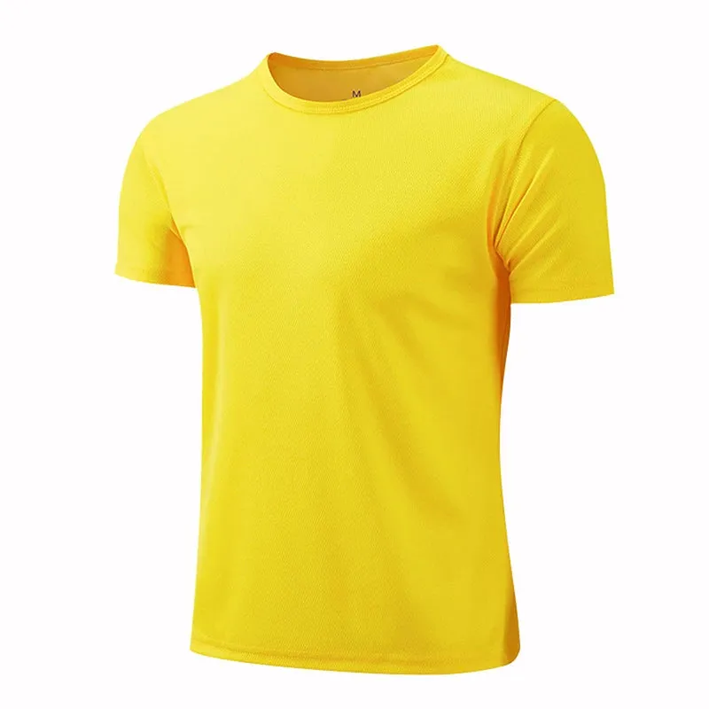 Men's Quick-Dry Sports T-Shirt — Breathable Gym & Running Tee