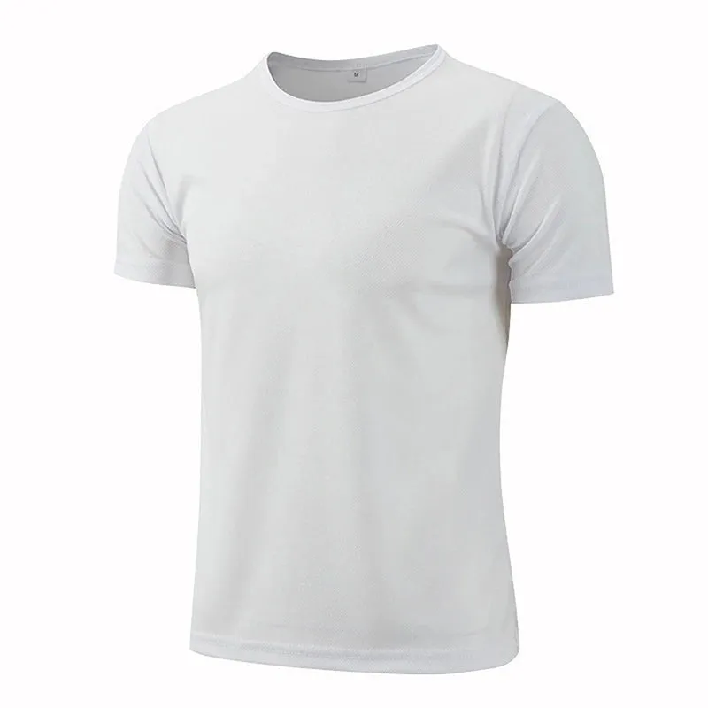 Men's Quick-Dry Sports T-Shirt — Breathable Gym & Running Tee