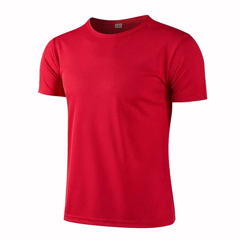 Men's Quick-Dry Sports T-Shirt — Breathable Gym & Running Tee