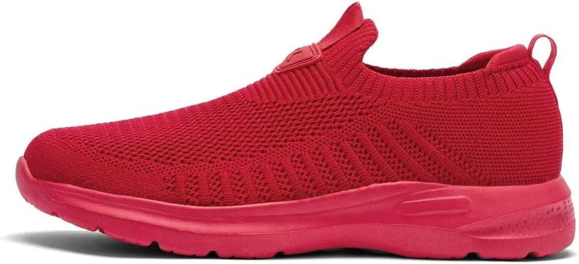 Men's Running Shoes Casual Slip on Walking Tennis Gym Sneakers Lightweight Breathable Mesh Workout Sports Soft Sole