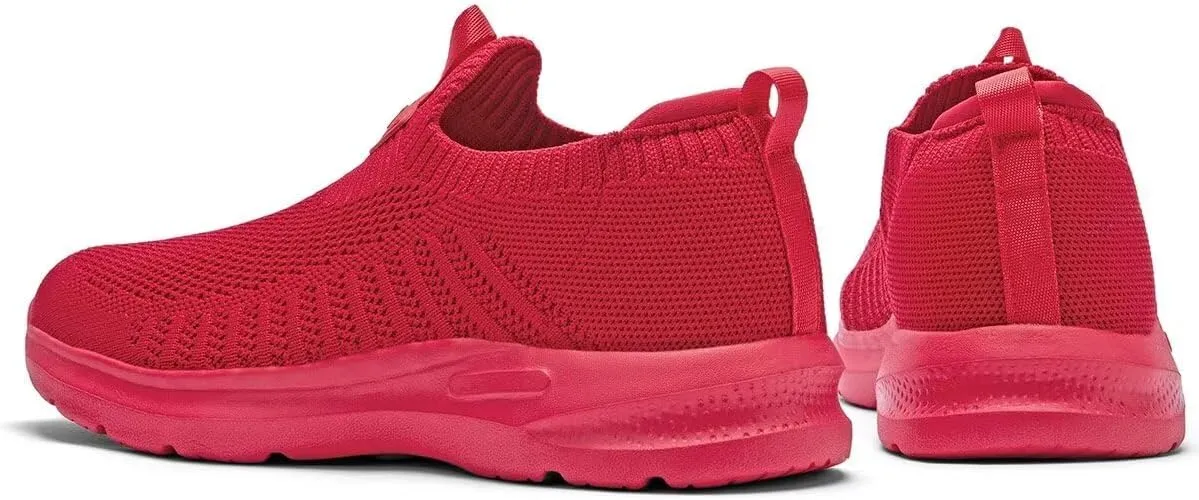 Men's Running Shoes Casual Slip on Walking Tennis Gym Sneakers Lightweight Breathable Mesh Workout Sports Soft Sole