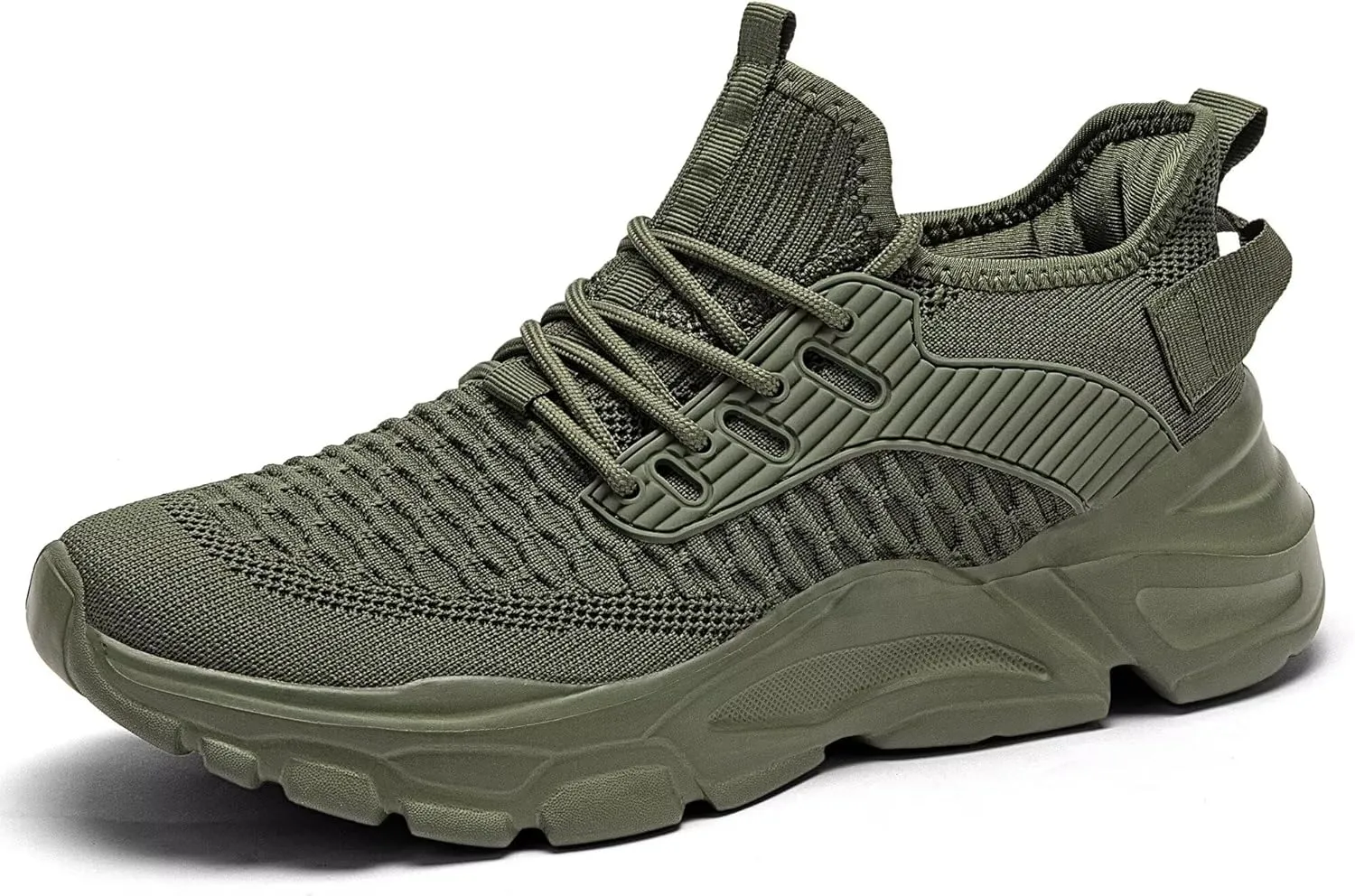 Mens Running Tennis Shoes Slip on Walking Fashion Athletic Sneakers Work Gym Shoes Comfort Lightweight Mesh Soft Sole