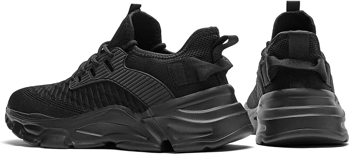 Mens Running Tennis Shoes Slip on Walking Fashion Athletic Sneakers Work Gym Shoes Comfort Lightweight Mesh Soft Sole