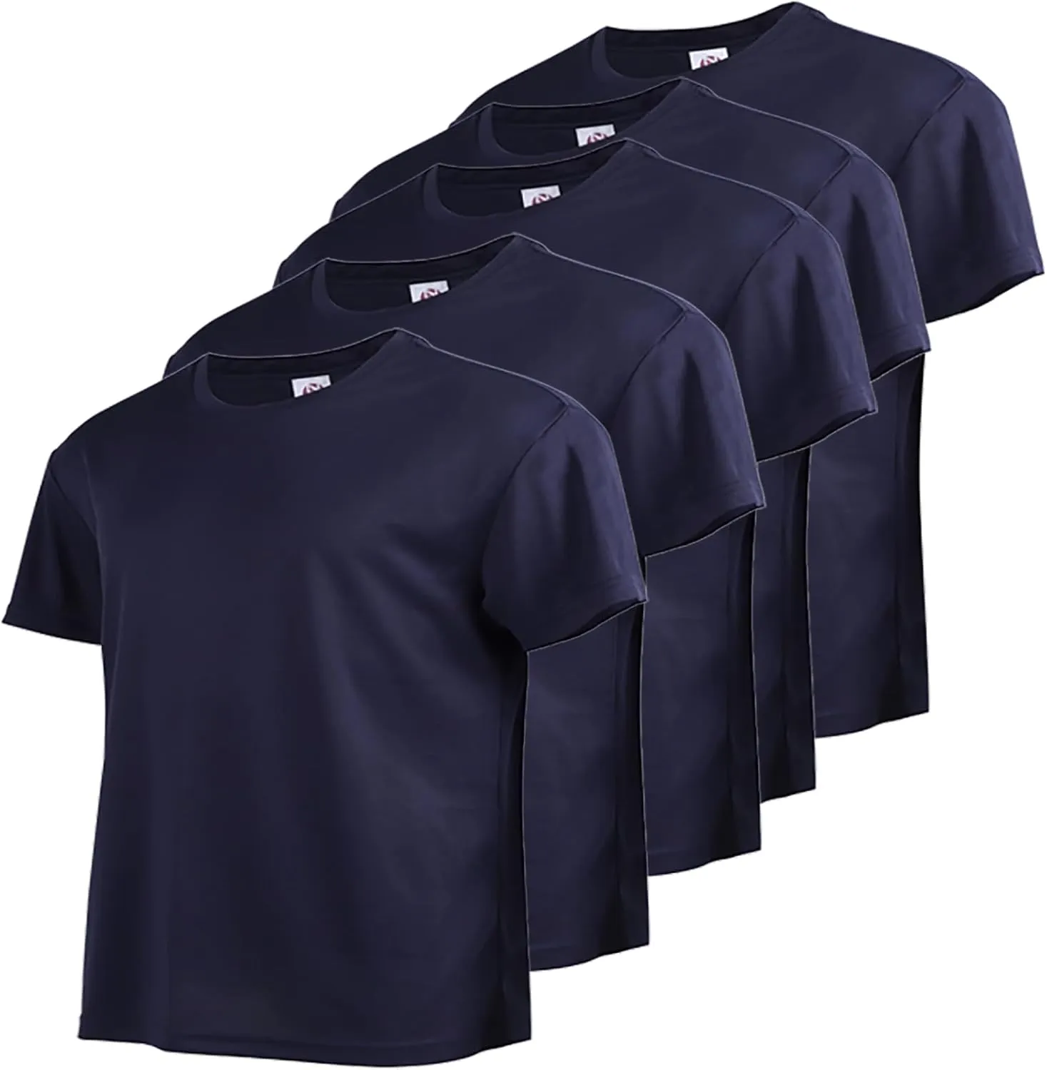 Mens Short Sleeve T-Shirts Casual Crew Neck Tee Shirt Summer Soft Running Swimming Cycling Fishing Tops