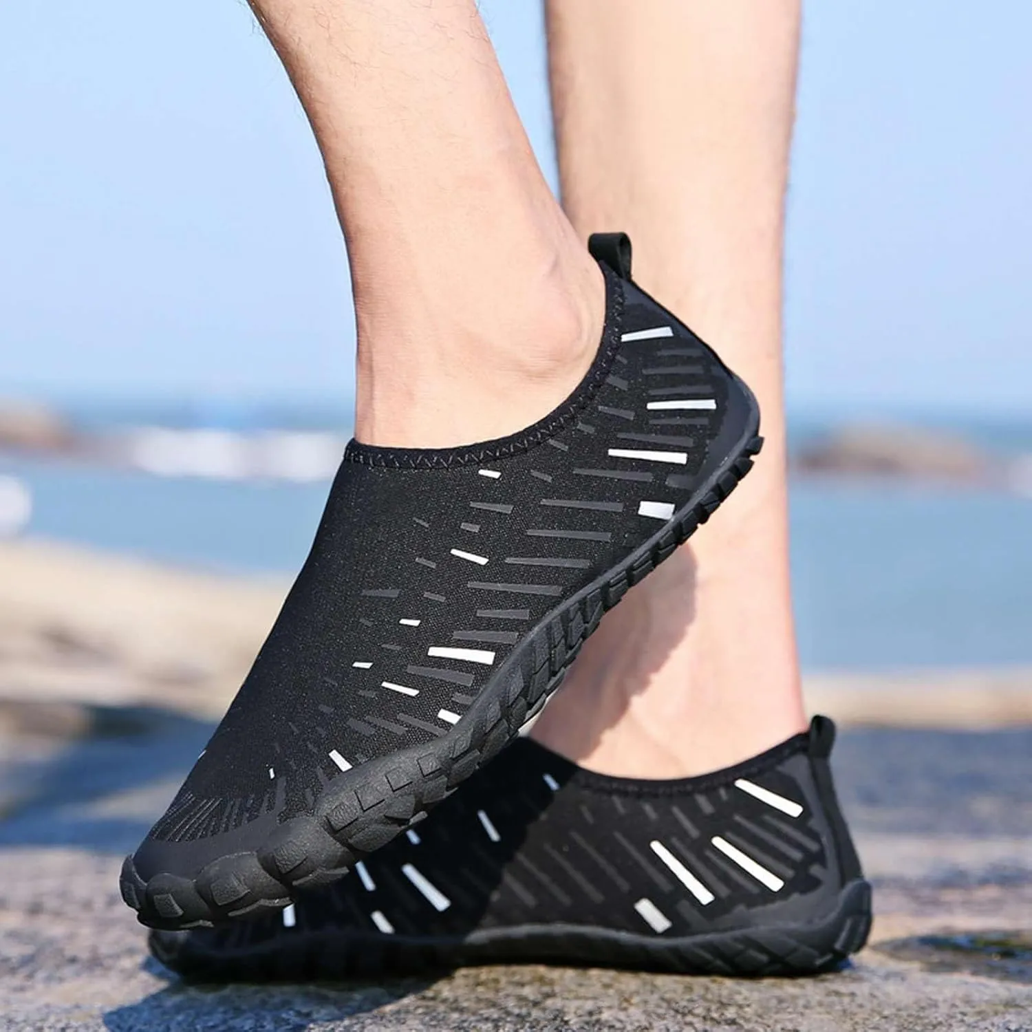 Mens Size 9 Wide Water Shoes Quick Drying Slip On Water Hiking Shoes for Men Wide Water Shoes for Women Jogging Quick Dry Pool Sports Sneaker for Pool Beach Surf Walking Water Park
