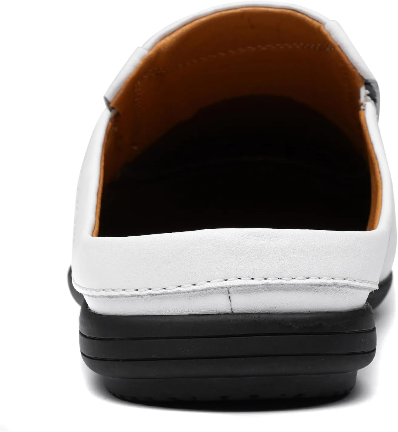 Men’s Slip-On Loafers Handmade Leather Slippers Breathable Comfortable Soft Hand Stitched no-heel Casual Shoes For Men