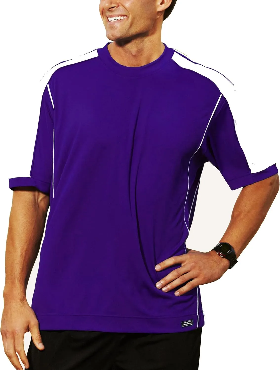 Men's Velocity Crew Neck Casual Sport T Shirt