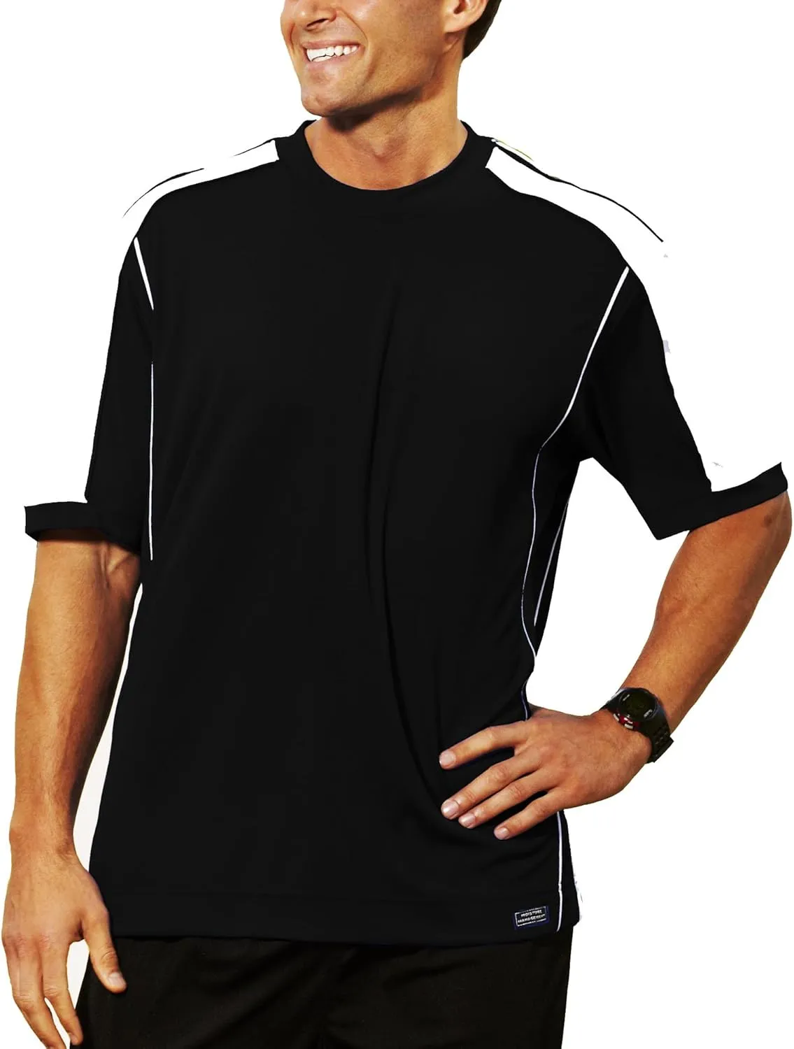 Men's Velocity Crew Neck Casual Sport T Shirt