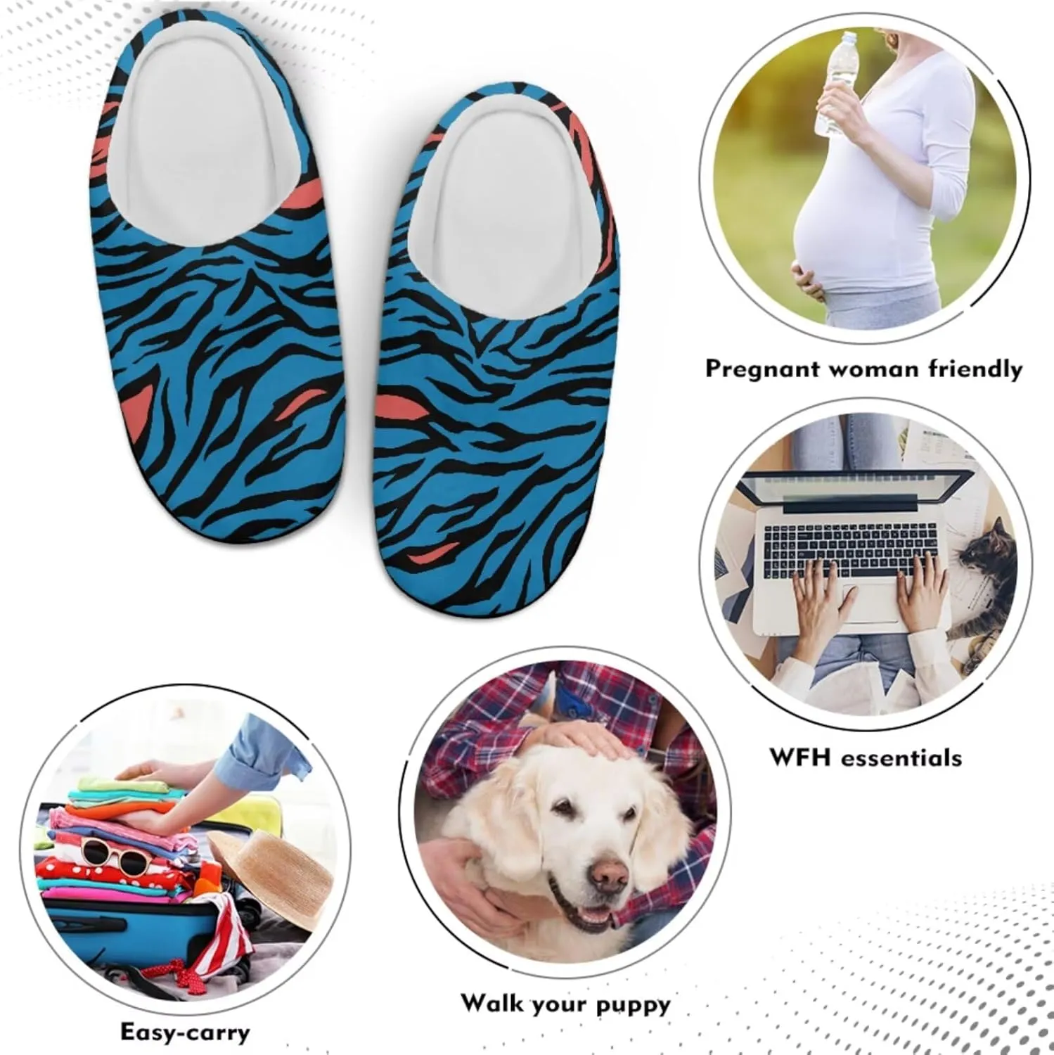 Men's Women's Non-slip Slippers, Flannel Warm Soft Cozy Slippers, House Bedroom Indoor/Outdoor Warm Shoes, Size 2-12