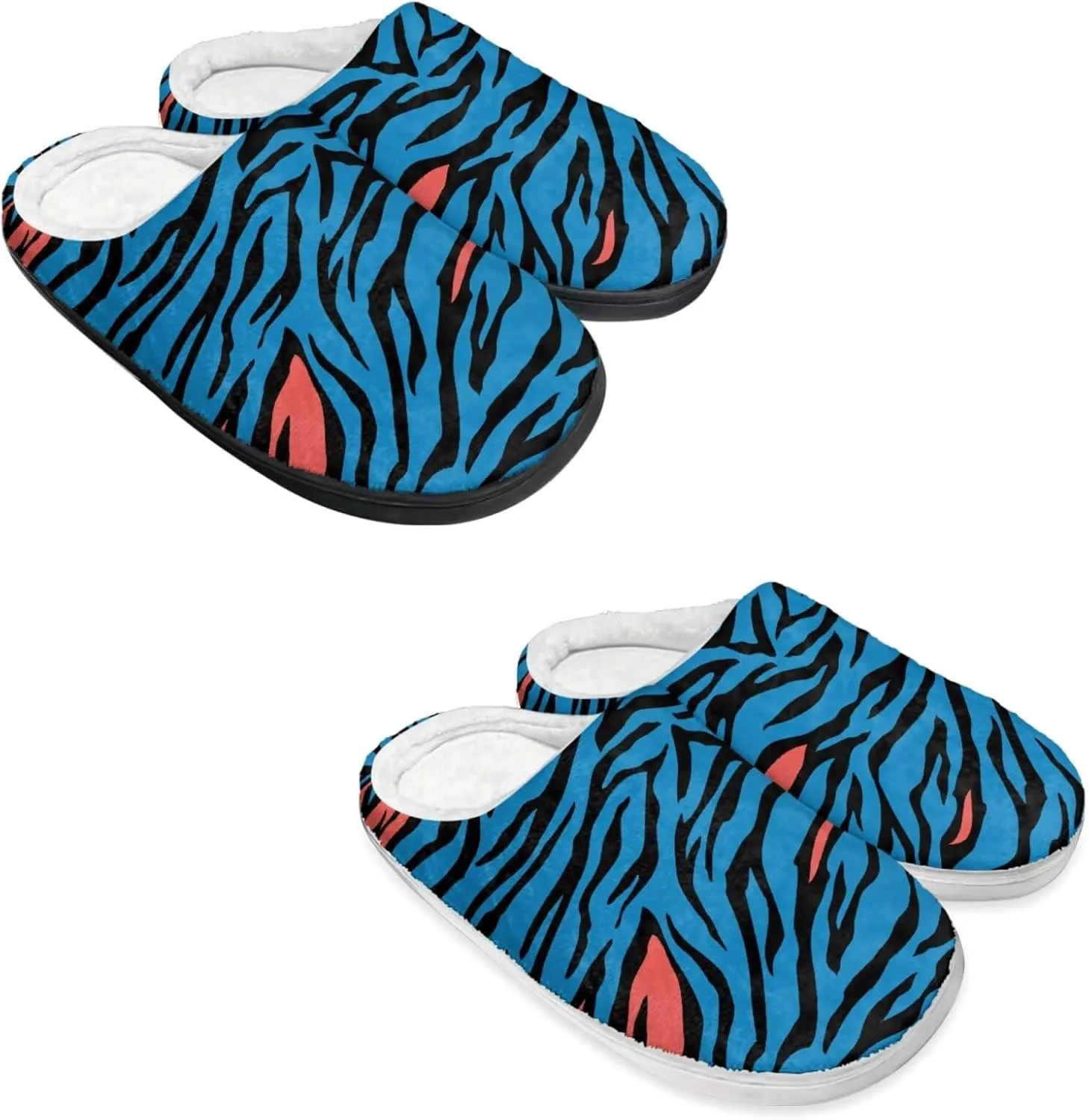 Men's Women's Non-slip Slippers, Flannel Warm Soft Cozy Slippers, House Bedroom Indoor/Outdoor Warm Shoes, Size 2-12