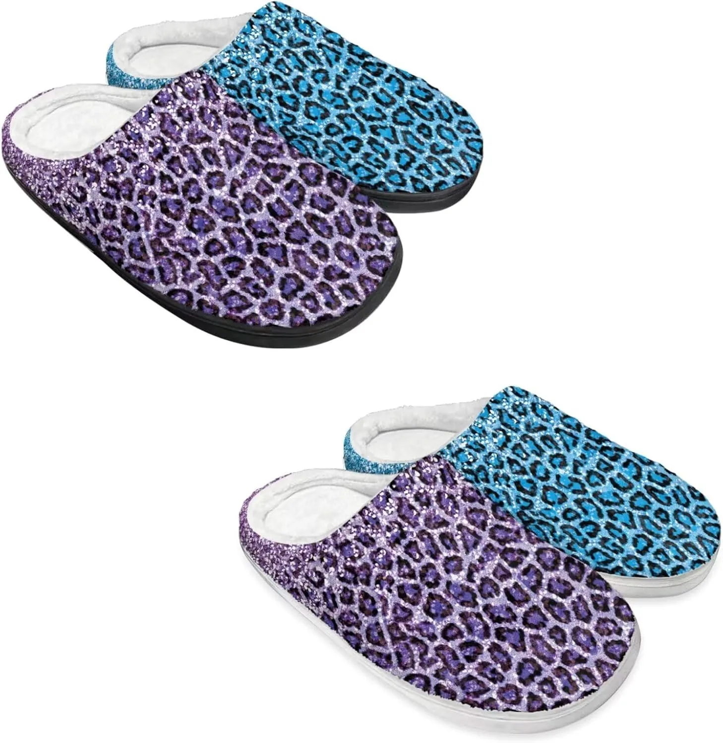 Men's Women's Non-slip Slippers, Flannel Warm Soft Cozy Slippers, House Bedroom Indoor/Outdoor Warm Shoes, Size 2-12