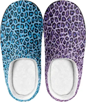 Men's Women's Non-slip Slippers, Flannel Warm Soft Cozy Slippers, House Bedroom Indoor/Outdoor Warm Shoes, Size 2-12