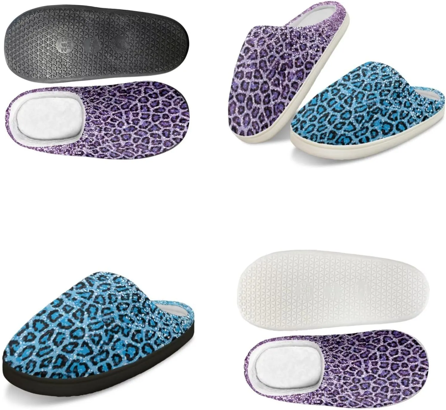Men's Women's Non-slip Slippers, Flannel Warm Soft Cozy Slippers, House Bedroom Indoor/Outdoor Warm Shoes, Size 2-12