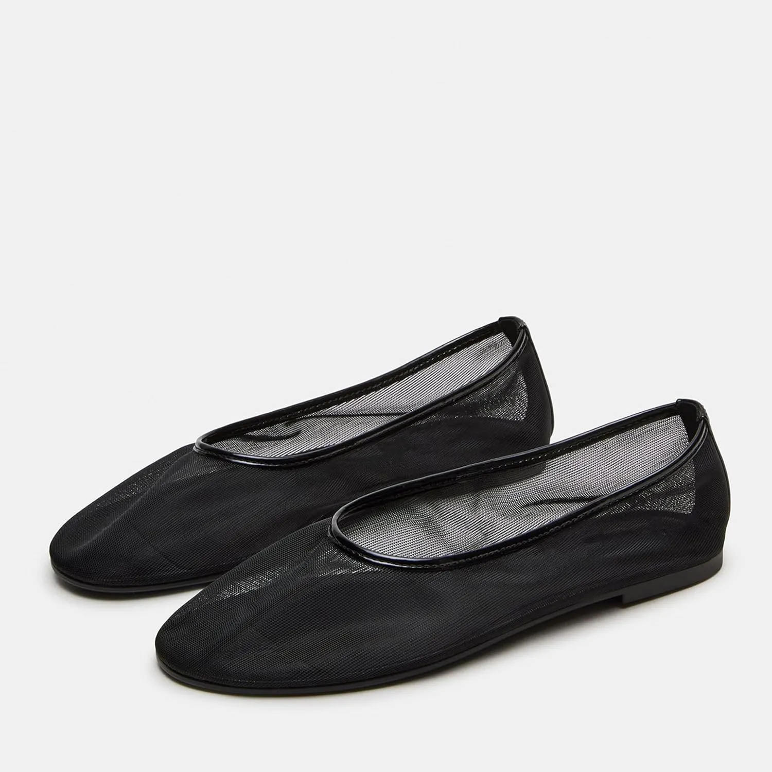 Mesh Ballet Flats for Women Cute and Fashionable Round Toe Design with Breathable Material for Easy Pull-On Wear