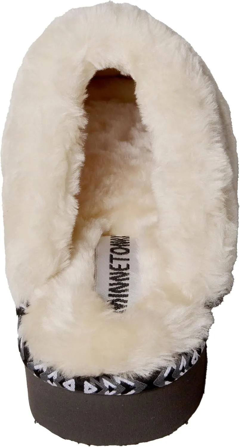 Minnetonka Cerise – Cozy Bedroom Slippers for Women with Hard Sole Design, and Slip On Clog Silhouette