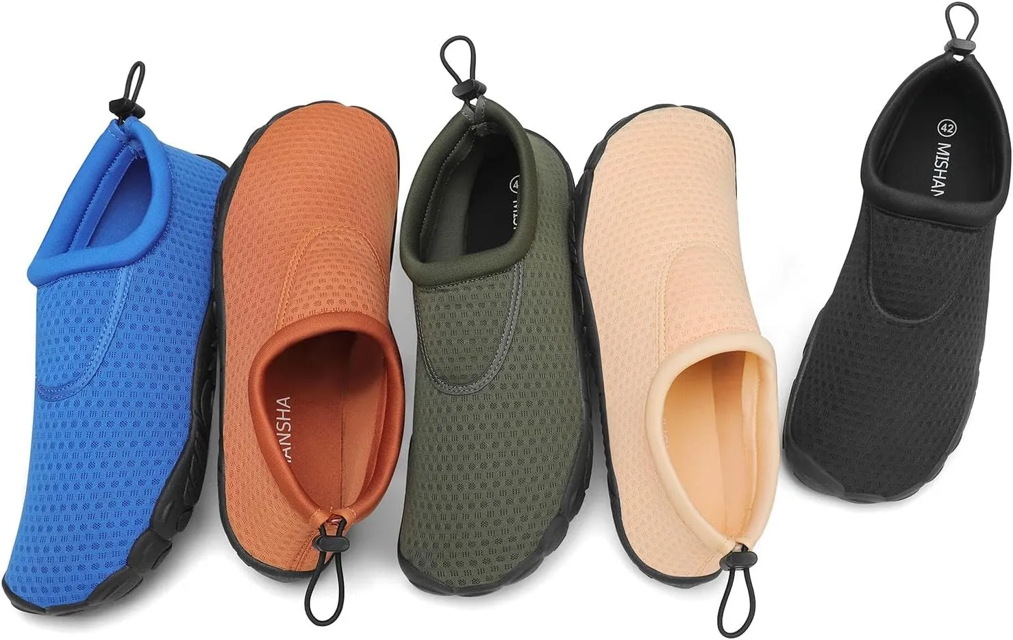 Mishansha Womens Barefoot Water Shoes Wide Toe Box Swim Shoes Quick Dry Non Slip