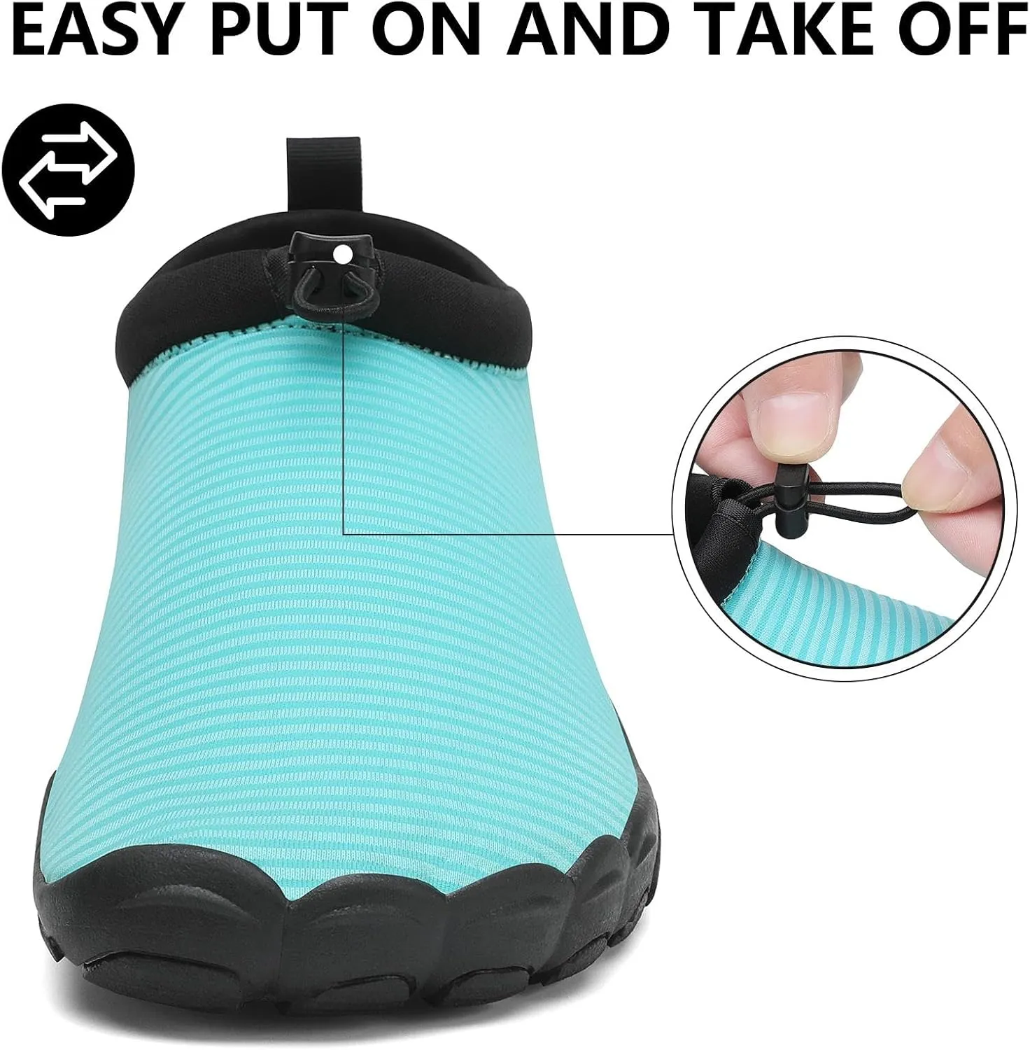 Mishansha Womens Barefoot Water Shoes Wide Toe Box Swim Shoes Quick Dry Non Slip