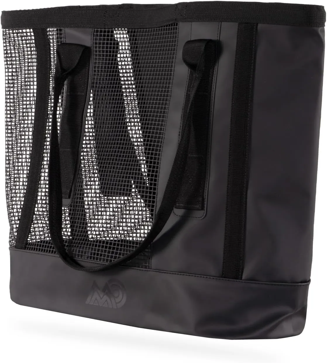 MISSION Outdoor Cassi Lightweight Beach Tote Bag with Waterproof Bottom and Coated Mesh for Beach Boat Pool Sports
