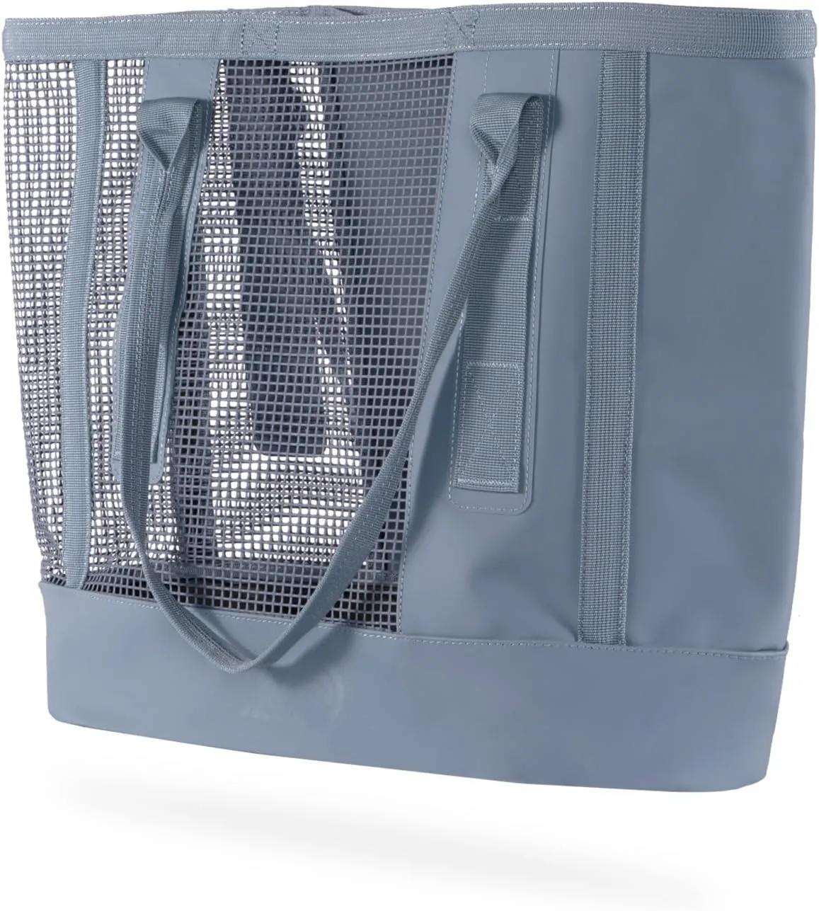 MISSION Outdoor Cassi Lightweight Beach Tote Bag with Waterproof Bottom and Coated Mesh for Beach Boat Pool Sports