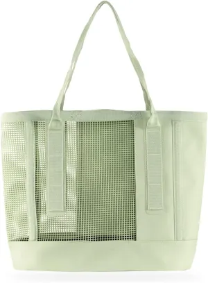 MISSION Outdoor Cassi Lightweight Beach Tote Bag with Waterproof Bottom and Coated Mesh for Beach Boat Pool Sports