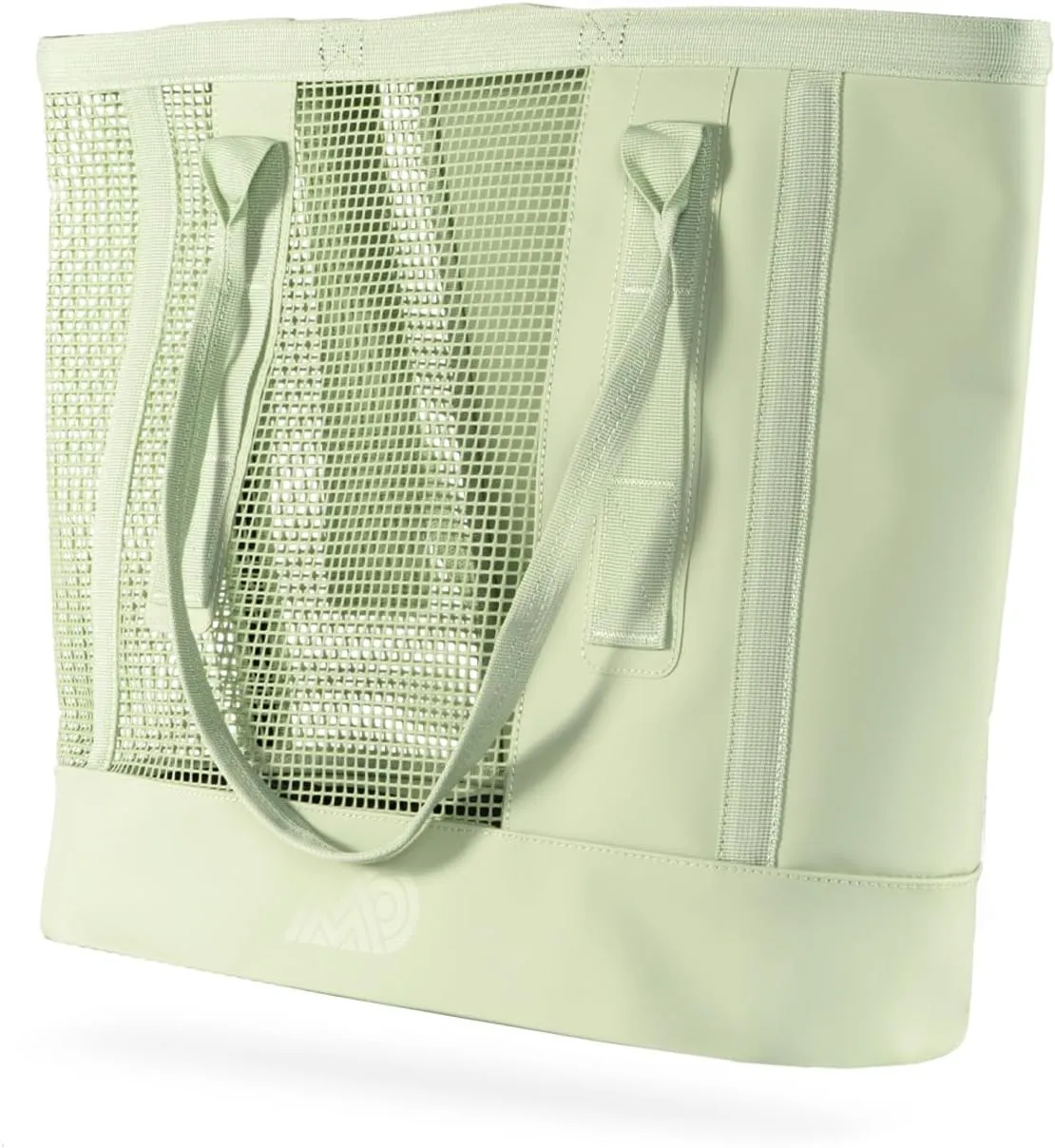 MISSION Outdoor Cassi Lightweight Beach Tote Bag with Waterproof Bottom and Coated Mesh for Beach Boat Pool Sports