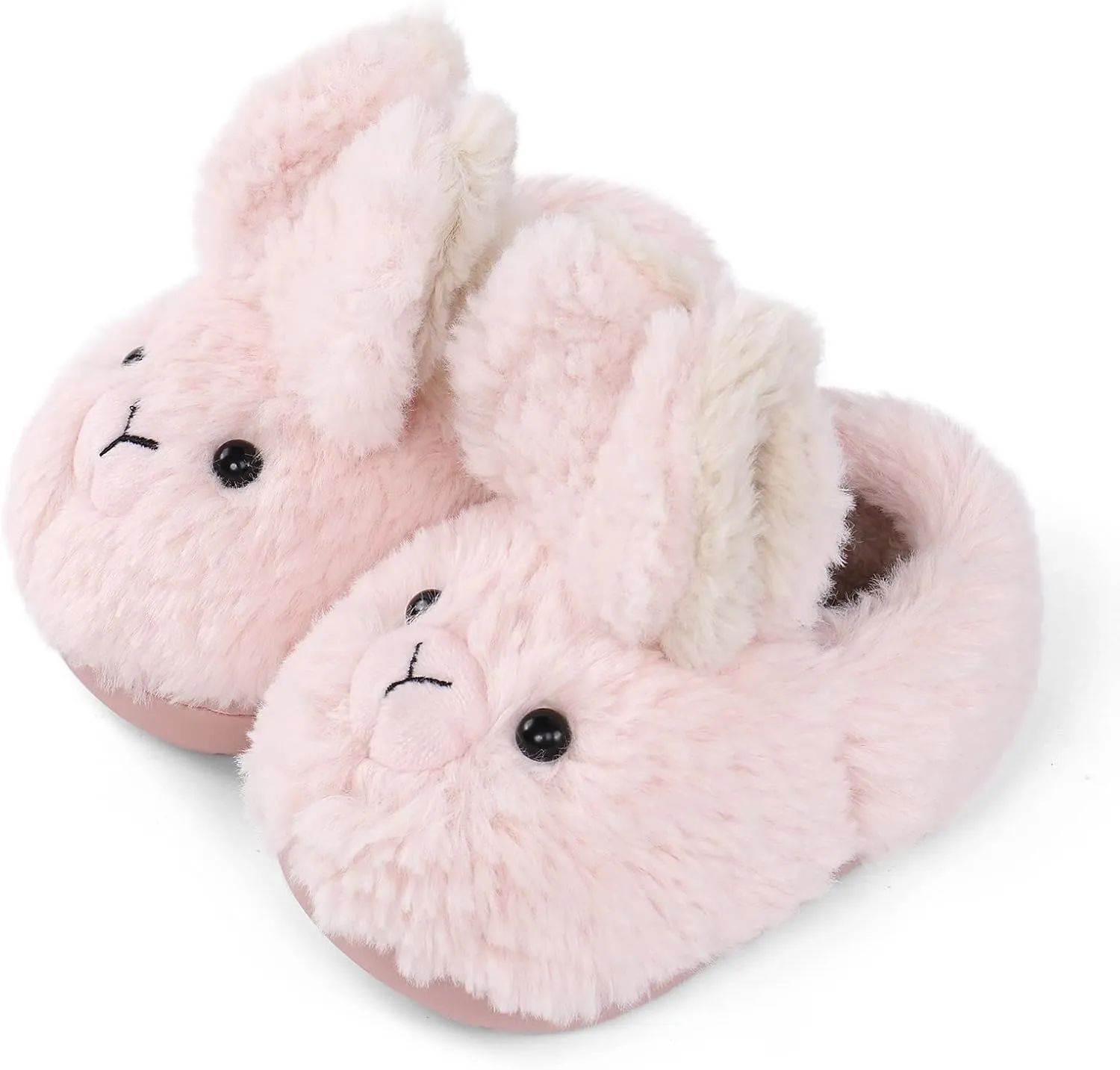 MK MATT KEELY Toddler Girls Bunny Slippers Winter Warm Shoes Rabbit House Soft Slippers