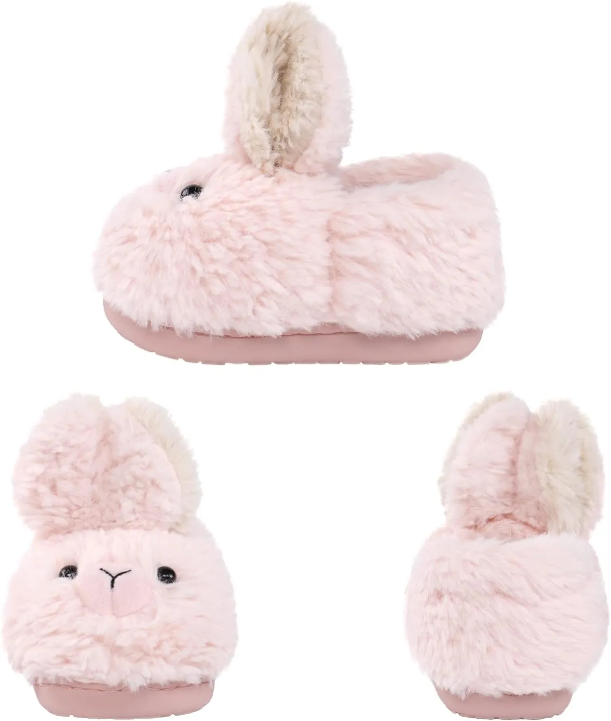 MK MATT KEELY Toddler Girls Bunny Slippers Winter Warm Shoes Rabbit House Soft Slippers