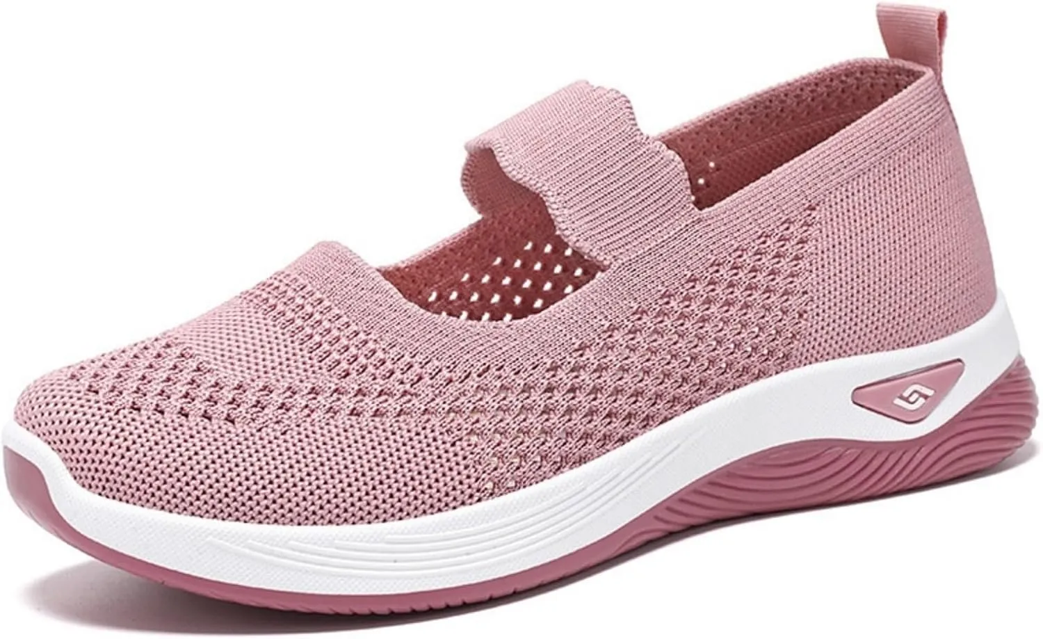 Mmoneyake Orthopedic Shoes for Women Walking Shoe Orthopedic Breathable Soft Shoes Diabetic Foam Shoe Hands Free Slip On Sneakers with Arch Support Indoor Outdoor Casual Sneakers