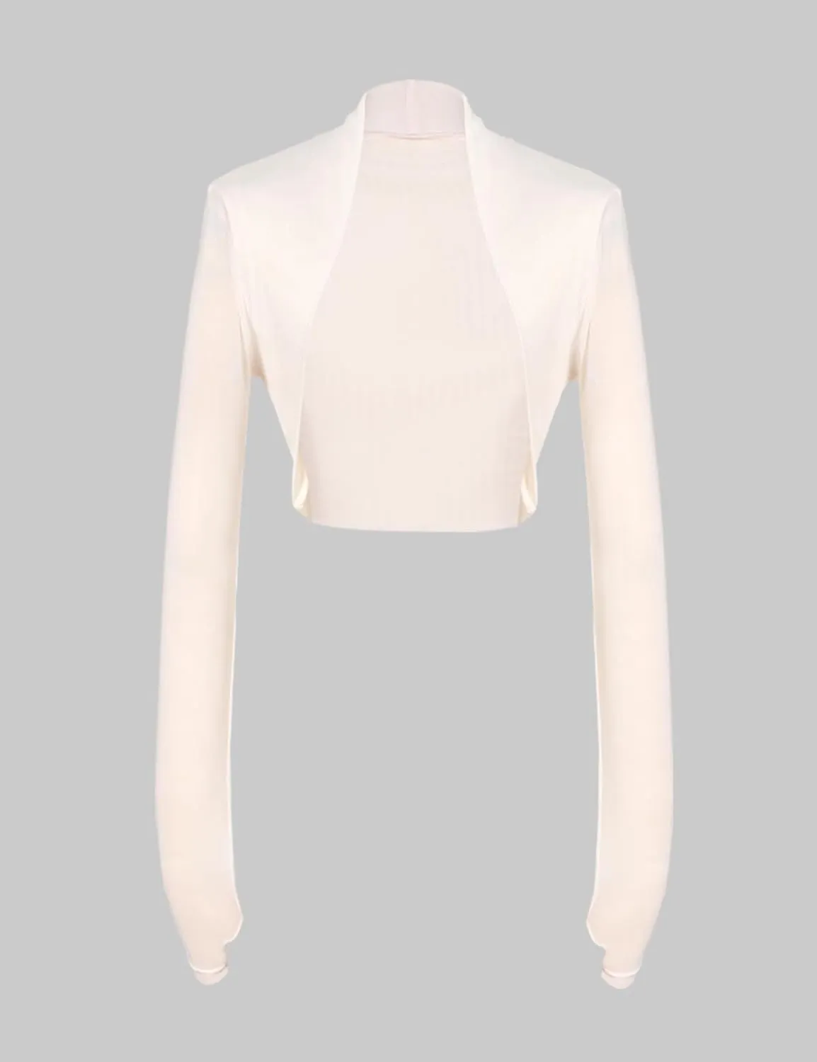 Modal/Mesh Sleeve Women Ballet Shrug, Women Bolero Dance Top for Leotards, Dress