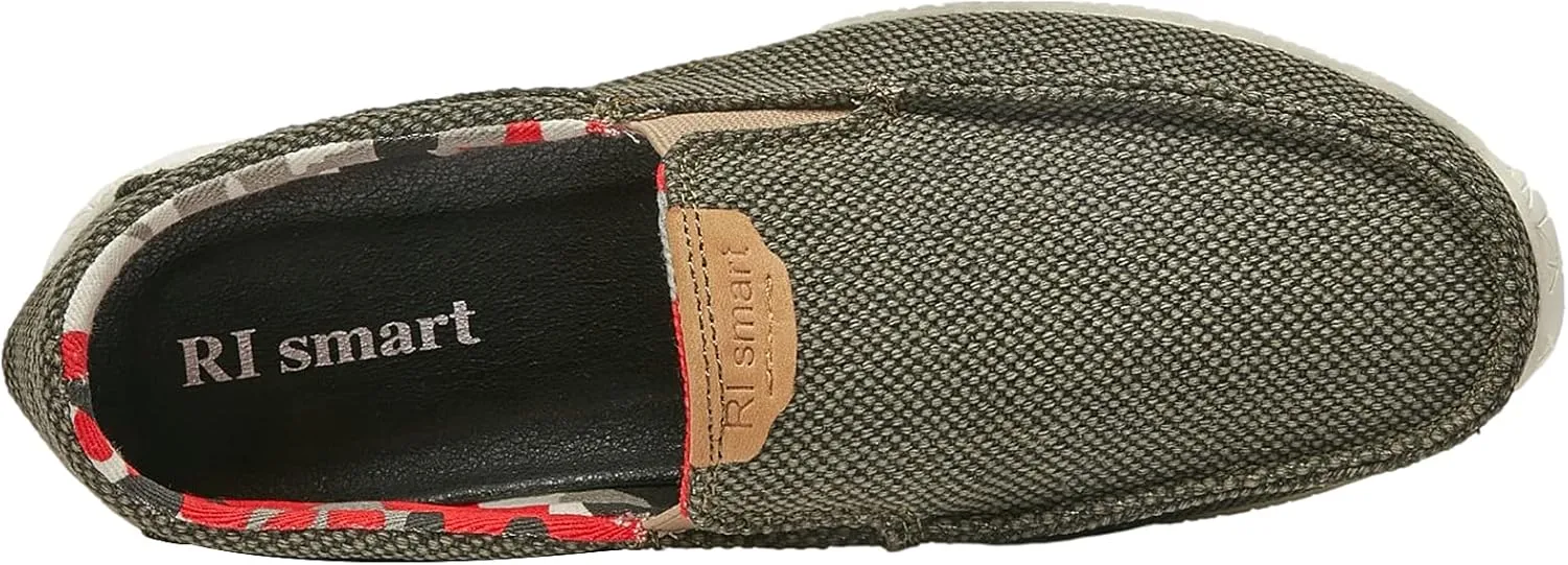 Momuk Men's Slip on Shoes Cloth Boat Shoes Fashion Casual Loafers for Outdoor Daily Activities