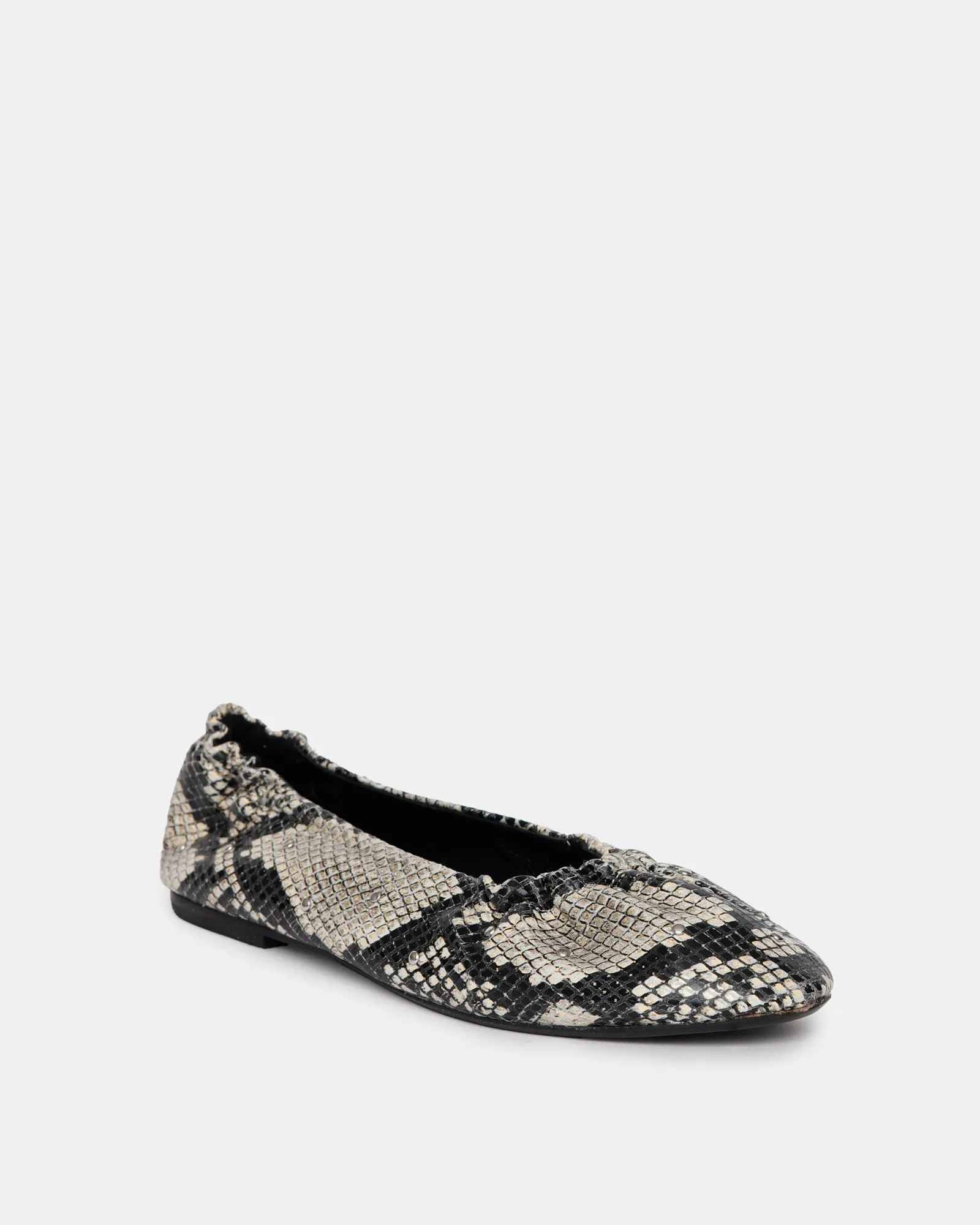 Montagine Ballet Flat Python / Silver
